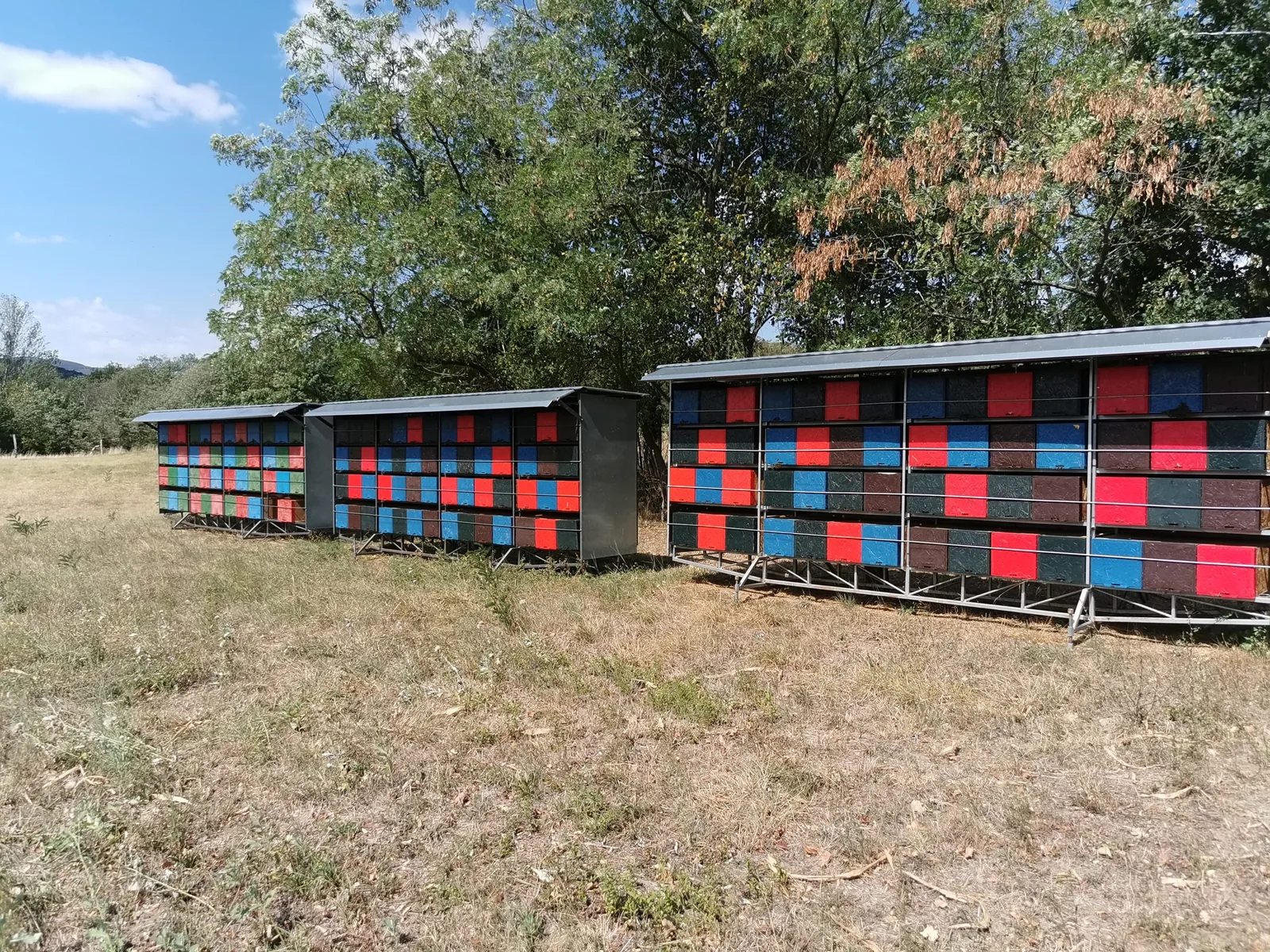 Sedem- in devetsatni panji na stojišču
